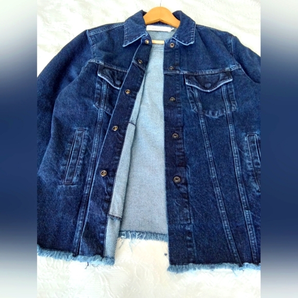 "NWOT" Marques' Almeida Designer Denim Jacket - Picture 7 of 16